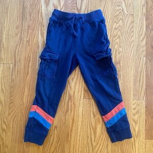 Blue w/ Stripes HA OekoTex Certified Sweatpants in Very Good Condition